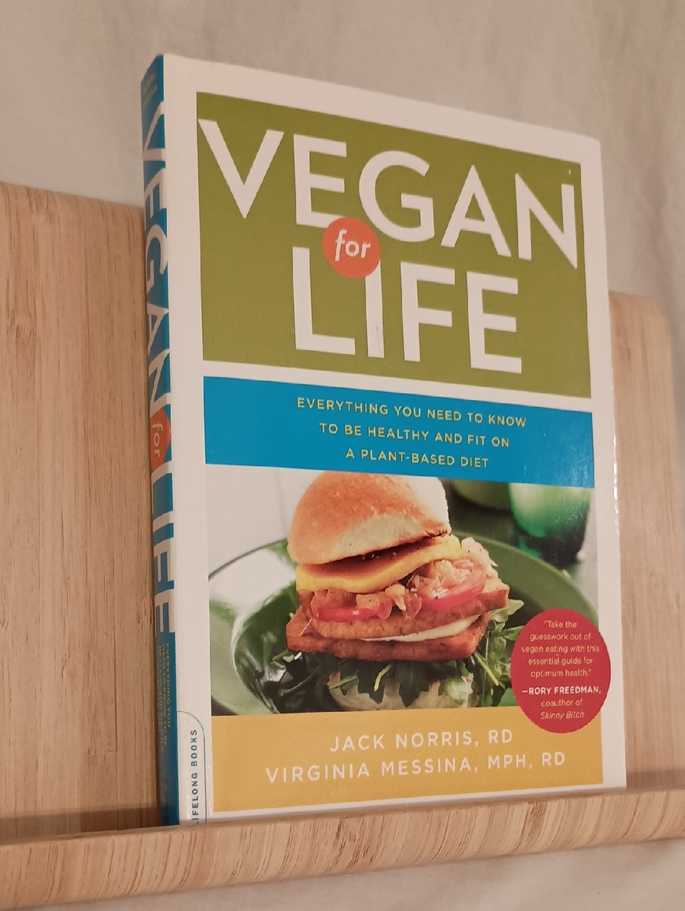 Vegan for Life Cookbook Paperback Plant Based Book